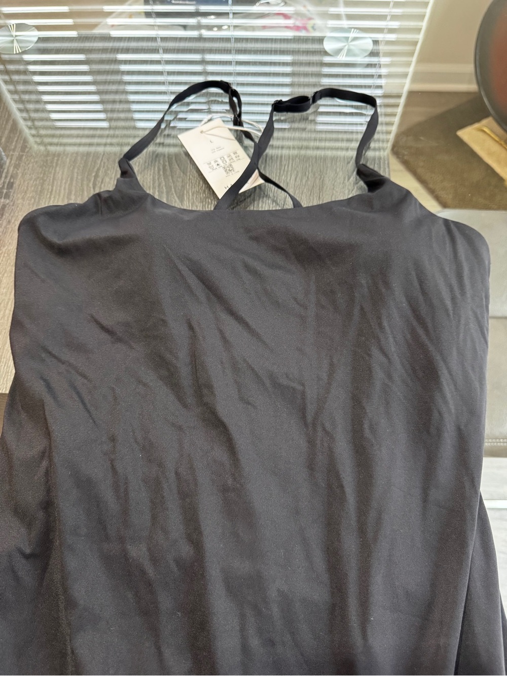 HALARA Black Strappy Mini Slip Dress - Picture 3 of 14